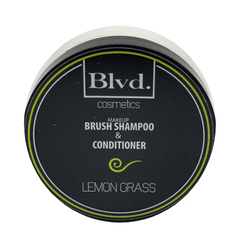 Blvd Cosmetics Makeup Brush Shampoo Conditioner 2 oz Lemon