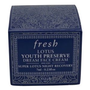 Fresh Mini Lotus Youth Preserve Dream Night Recovery Face Cream 0.23 oz