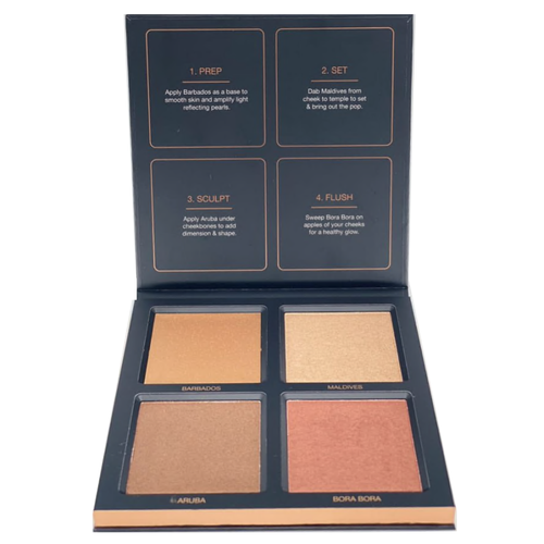 Huda Beauty 3D Highlighter Palette - Bronze Sands