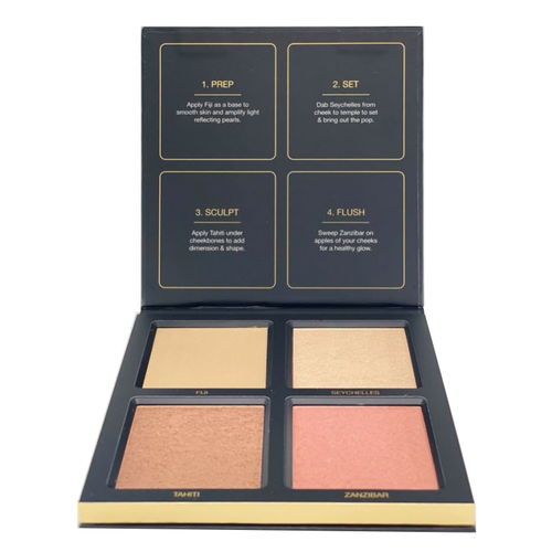 Huda Beauty 3D Highlighter Palette - Golden Sands