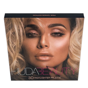 Huda Beauty 3D Highlighter Palette - Pink Sands