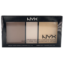 Load image into Gallery viewer, NYX Cream Highlight &amp; Contour Palette - CHCP01 Light/Clair