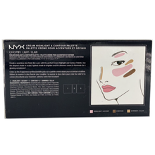 Load image into Gallery viewer, NYX Cream Highlight &amp; Contour Palette - CHCP01 Light/Clair