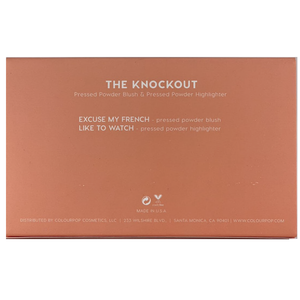 ColourPop Pressed Powder Palette Blush and Highlighter - The Knockout