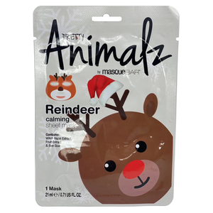 Masque Bar Pretty Animalz Sheet Mask Penguin, Sloth & Reindeer - 3 ct