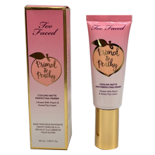 Load image into Gallery viewer, Too Faced Primed &amp; Peachy Cooling Matte Skin Perfecting Primer 1.35 oz