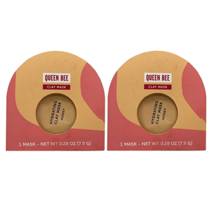 Queen Bee Hydrating Honey Clay Mask - 2 ct