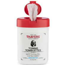 Load image into Gallery viewer, Thayers Unscented Toning Towelettes 30 Ct