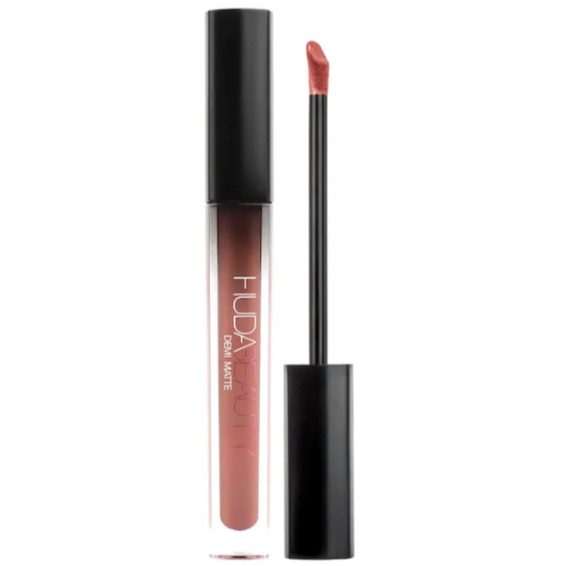 Huda Beauty Demi Matte Cream Liquid Lipstick - Sheeo