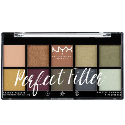 NYX Perfect Filter Eyeshadow Palette - PFSP03 Olive You