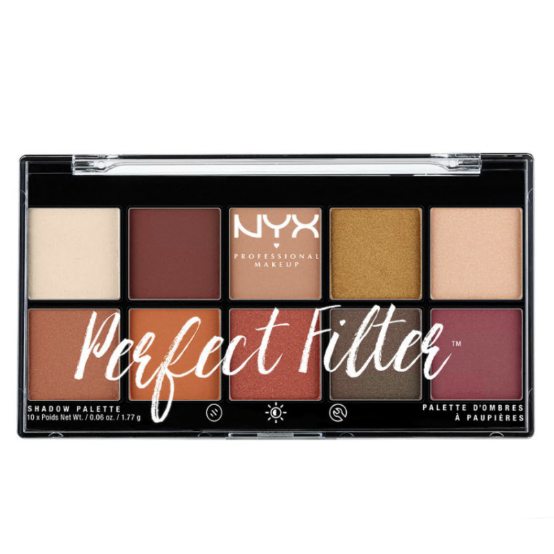 NYX Perfect Filter Eyeshadow Palette - PFSP02 Rustic Antique