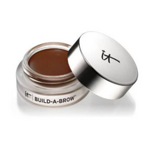 Load image into Gallery viewer, IT Cosmetics Build A Brow Waterproof 5 in 1 Creme Gel Stain - Dark Brown