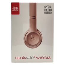 Load image into Gallery viewer, Beats Solo 3 Wireless Headphones by Dr Dre Special Edition - Rose Gold