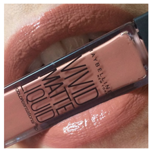 Load image into Gallery viewer, Maybelline Color Sensational Vivid Matte Liquid Lip - Nude Thrill