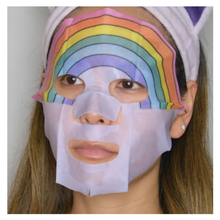 Load image into Gallery viewer, Holler And Glow Get Lit Facial Treatments Printed Sheet Face Mask - 3 ct