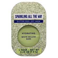 Load image into Gallery viewer, Sparkling All The Way Hydrating White Willow Bark Glitter Peel Off Mask - 1 ct