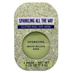Sparkling All The Way Hydrating White Willow Bark Glitter Peel Off Mask - 1 ct