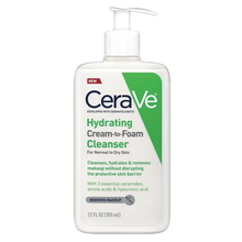 Load image into Gallery viewer, CeraVe Hydrating Cream To Foam Cleanser 12 oz