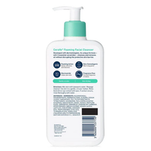 Load image into Gallery viewer, CeraVe Foaming Facial Cleanser For Normal To Oily Skin 12 oz