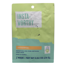 Load image into Gallery viewer, Eucalyptus Mattifying and Refining Sheet Mask - 1 ct