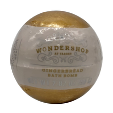 Load image into Gallery viewer, Wondershop Gingerbread Bath Bomb Gold 2.82 oz