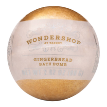 Load image into Gallery viewer, Wondershop Gingerbread Bath Bomb Gold 2.82 oz