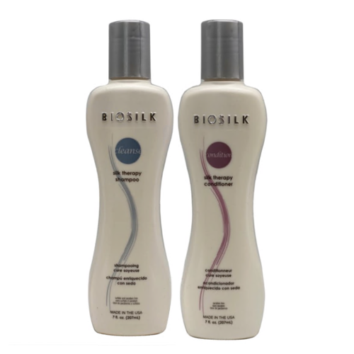 Biosilk Silk Therapy Cleanse Shampoo + Conditioner