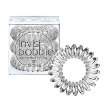 Load image into Gallery viewer, Invisibobble Original Crystal Clear Hair Elastic - 3 ct