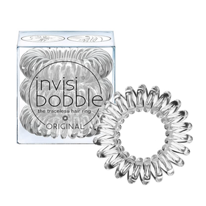 Invisibobble Original Crystal Clear Hair Elastic - 3 ct