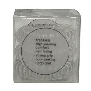 Invisibobble Original Crystal Clear Hair Elastic - 3 ct