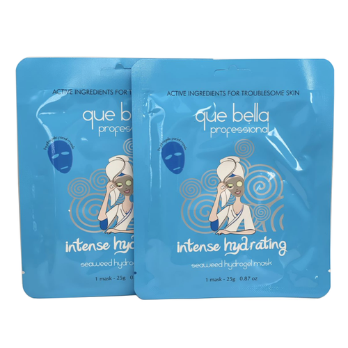 Que Bella Professional Intense Hydrating Seaweed Hydrogel Mask - 2 ct