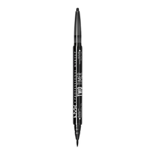 Load image into Gallery viewer, NYX Two Timer Dual Ended Eyeliner Kohl Pencil Liner &amp; Felt Tip Liner - TT01 Jet Black