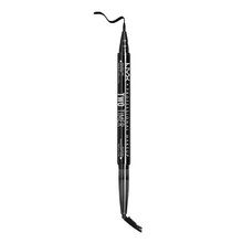 Load image into Gallery viewer, NYX Two Timer Dual Ended Eyeliner Kohl Pencil Liner &amp; Felt Tip Liner - TT01 Jet Black