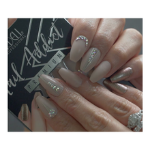 Load image into Gallery viewer, Ardell Professional Premium Nail Addict Artificial Nail Set - Nude Jeweled