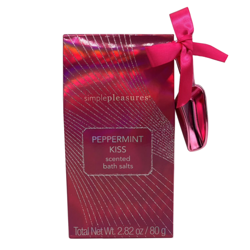 Simple Pleasures Peppermint Kiss Scented Bath Salts 2.82 oz