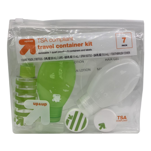 Up & Up TSA Compliant Travel Container Kit - 7 pc