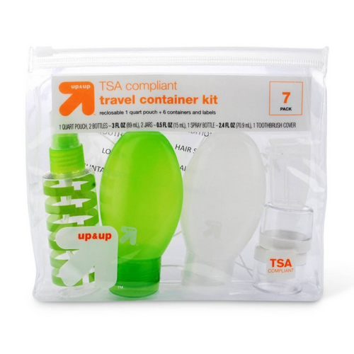 Up & Up TSA Compliant Travel Container Kit - 7 pc
