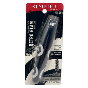 Rimmel ScandalEyes Retro Glam Mascara - 001 Black Noir