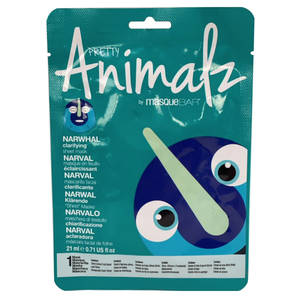 Masque Bar Pretty Animalz Narwhal Sheet Mask - 2 ct