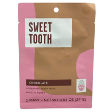 Load image into Gallery viewer, Sweet Tooth Chocolate Hydrating Sheet Mask - 2 ct
