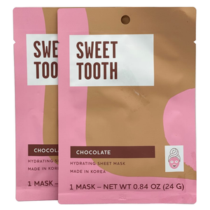 Sweet Tooth Chocolate Hydrating Sheet Mask - 2 ct