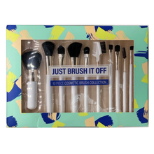 Load image into Gallery viewer, Just Brush It Off Cosmetics Brush Collection - 10 pc