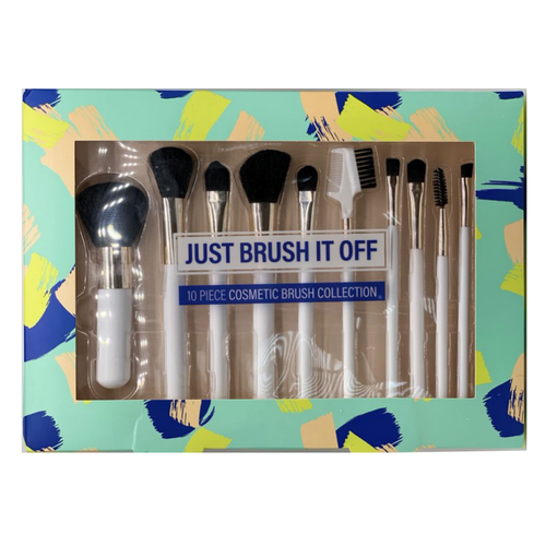 Just Brush It Off Cosmetics Brush Collection - 10 pc