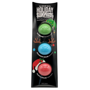 Da Bomb Holiday Surprise Bath Fizzers - 3 ct