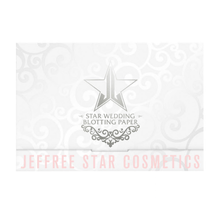 Load image into Gallery viewer, Jeffree Star Cosmetics Star Wedding Blotting Papers - 50 ct