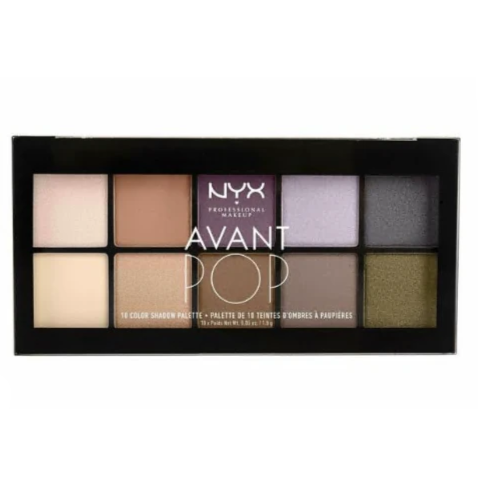 NYX Avant Pop 10 Color Shadow Palette - APS03 Nouveau Chic