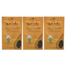 Load image into Gallery viewer, Que Bella Skin Brightening Papaya Peel Off Face Mask - 3 ct