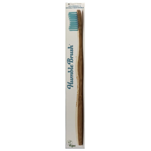 Load image into Gallery viewer, The Humble Co Eco-Friendly Adult Soft Toothbrush - Blue