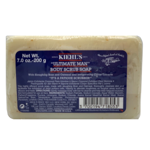 Kiehls Since 1851 Ultimate Man Body Scrub Soap 7 oz