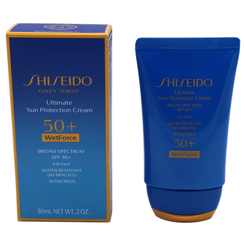Shiseido Ultimate Sun Protection Cream 50+ Wet Force For Face 2 oz